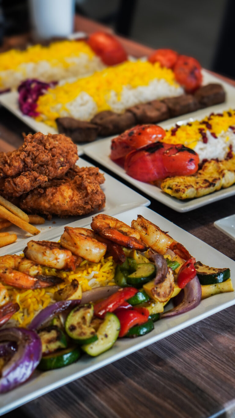 “Grilled kabobs and specialties at Linworth Grill in Columbus Ohio”