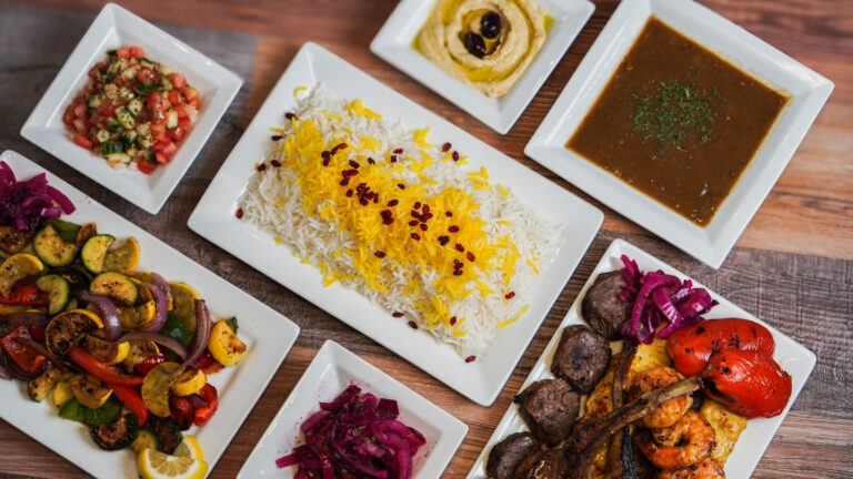 “Grilled kabobs and specialties at Linworth Grill in Columbus Ohio”