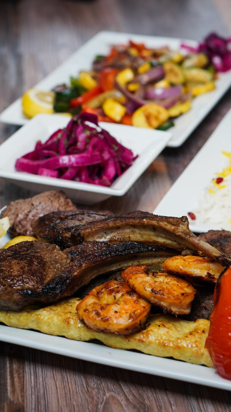 “Grilled kabobs and specialties at Linworth Grill in Columbus Ohio”